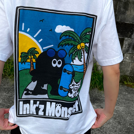 【インクモ】Tシャツ White